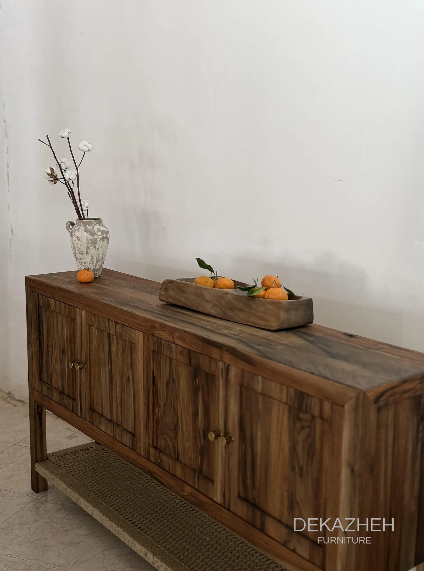 کنسول چوب طبیعی